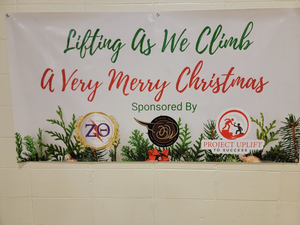 Event banner sponsored by Project Uplift to Success and community partners